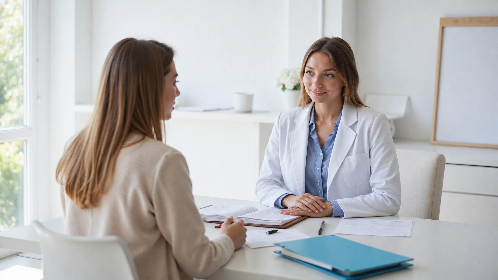 Doctor consultation for health advice